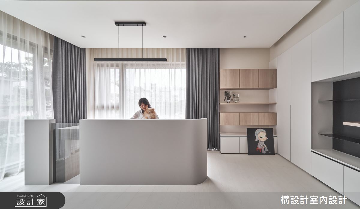 40坪中古屋(5~15年)＿現代風書房案例圖片＿構設計＿構設計_Reunion之8