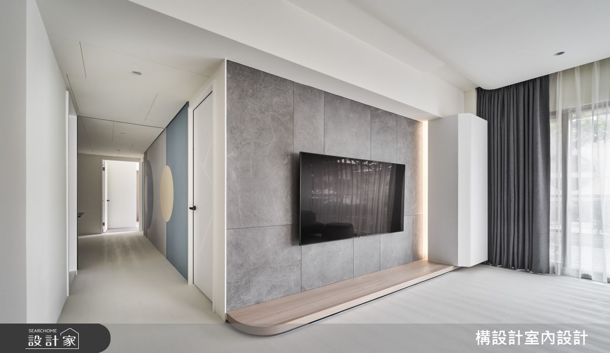 40坪中古屋(5~15年)＿現代風客廳案例圖片＿構設計＿構設計_Reunion之3