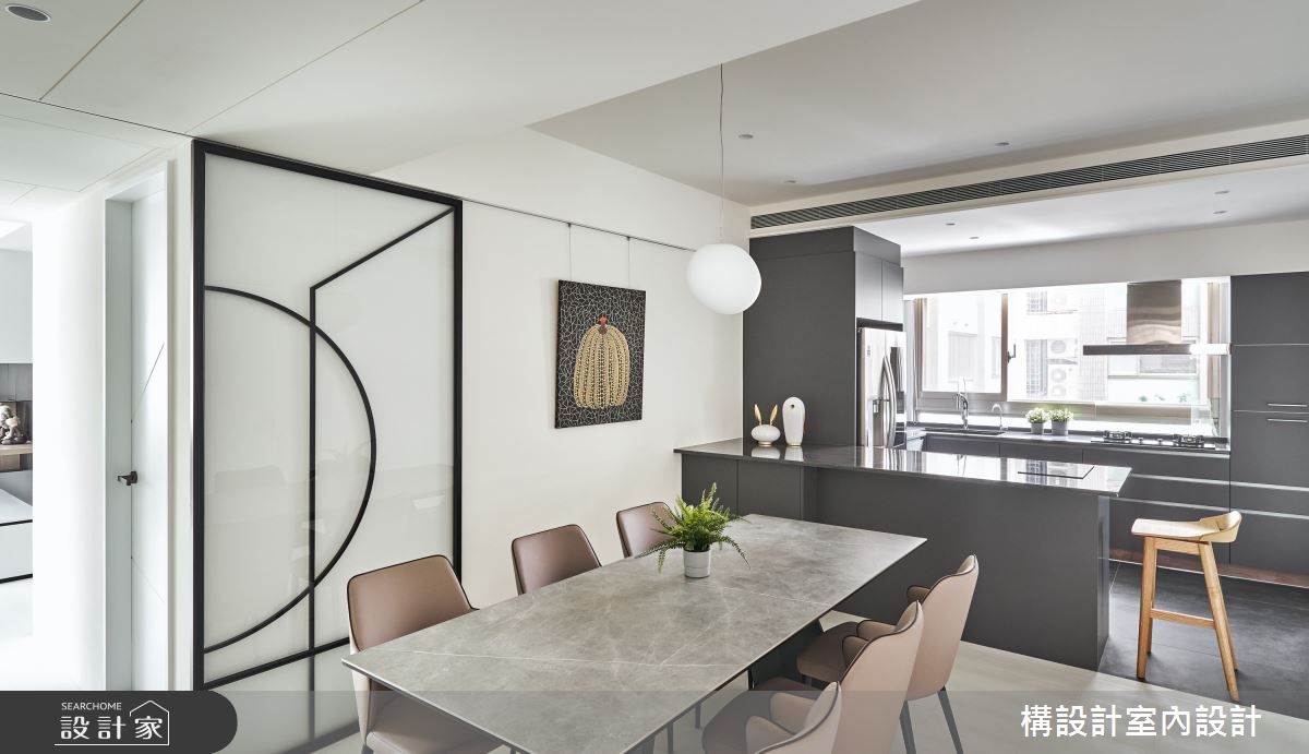 40坪中古屋(5~15年)＿現代風餐廳案例圖片＿構設計＿構設計_Reunion之14