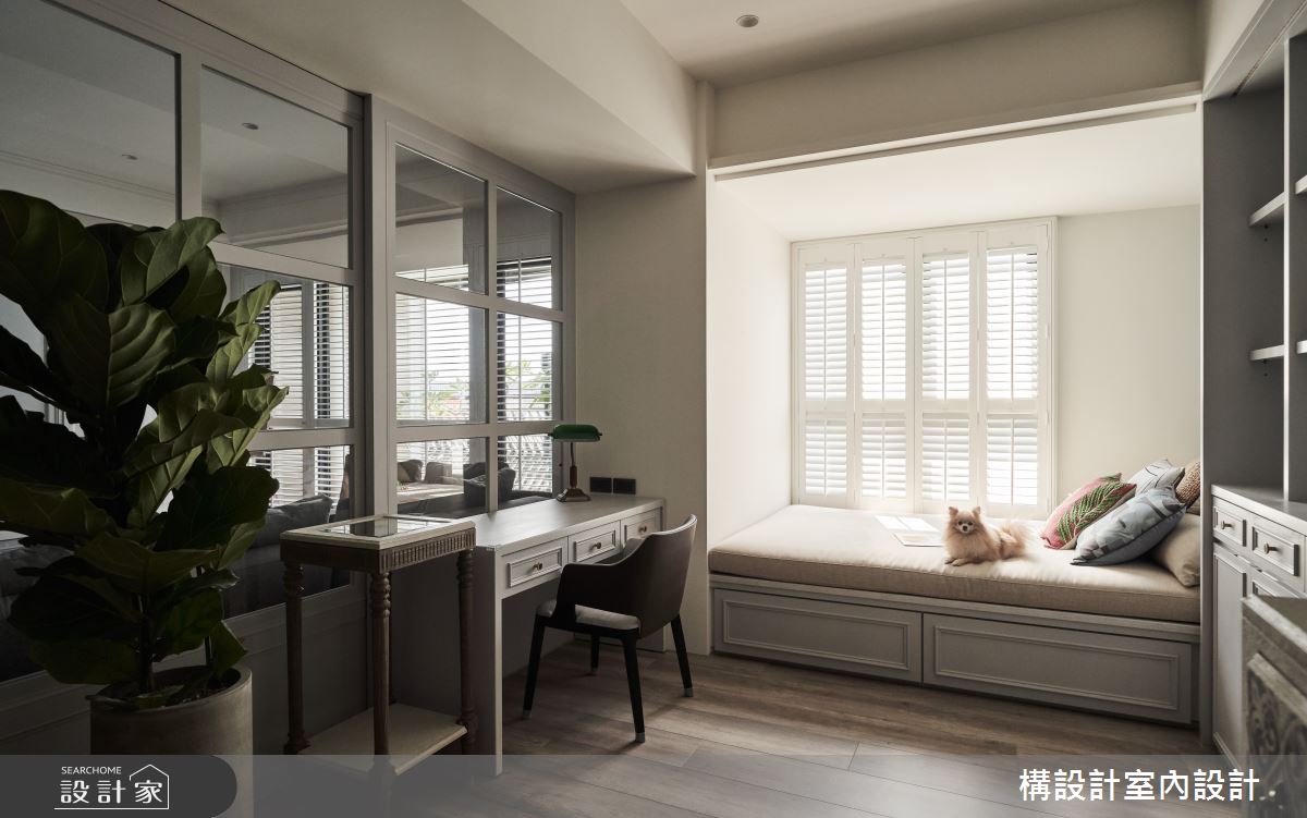 50坪新成屋(5年以下)＿美式風書房臥榻案例圖片＿構設計＿構設計_不祇優雅之14