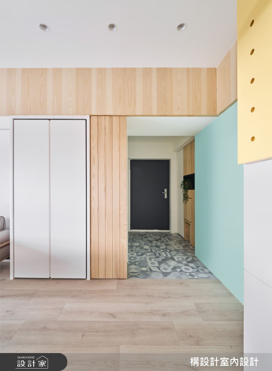 20坪老屋(16~30年)＿日式無印風玄關案例圖片＿構設計＿構設計_綠實蕪華之4