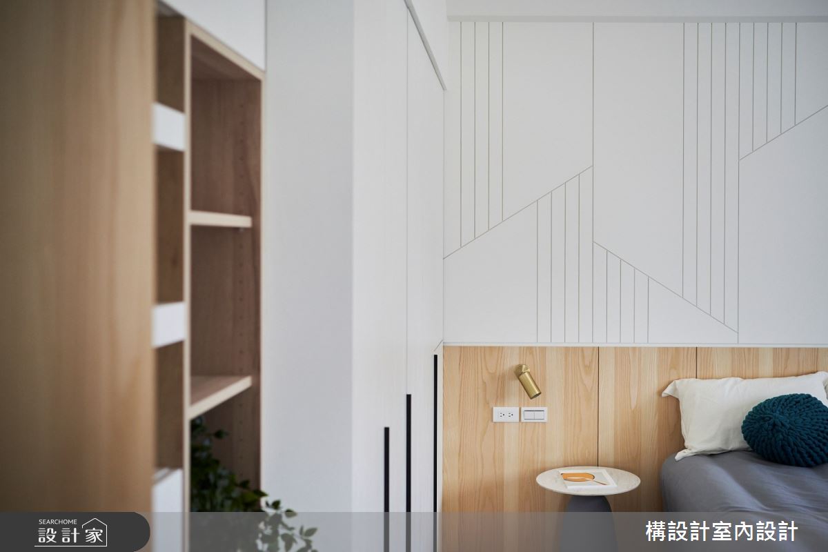 20坪老屋(16~30年)＿日式無印風臥室案例圖片＿構設計＿構設計_綠實蕪華之15