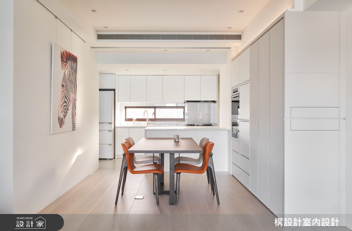 40坪中古屋(5~15年)＿簡約風餐廳廚房案例圖片＿構設計＿構設計_日安之5