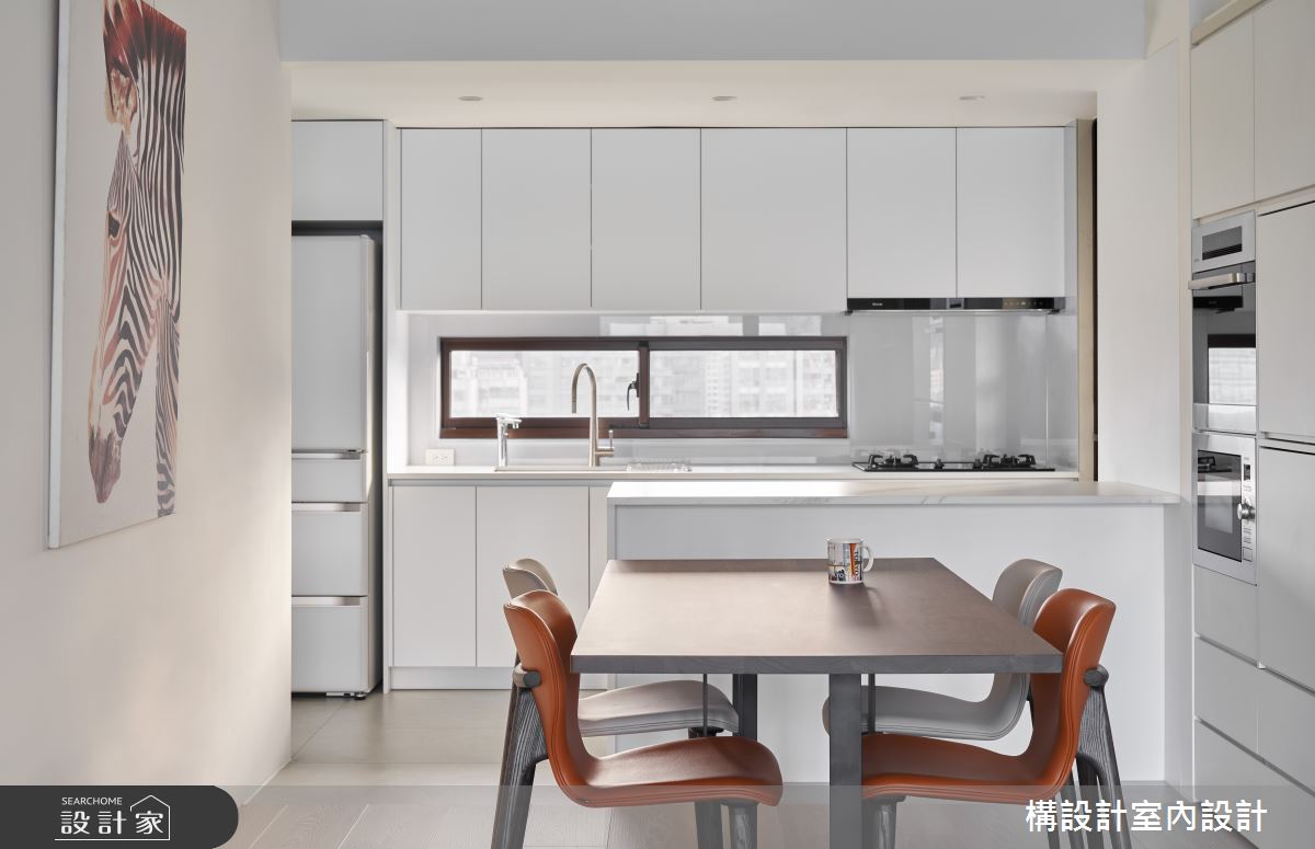 40坪中古屋(5~15年)＿簡約風餐廳廚房案例圖片＿構設計＿構設計_日安之6