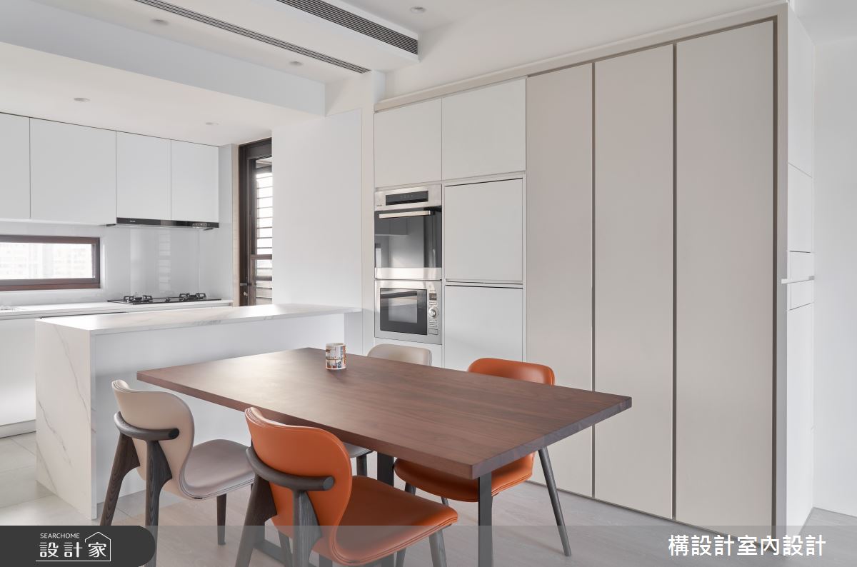 40坪中古屋(5~15年)＿簡約風餐廳廚房案例圖片＿構設計＿構設計_日安之7