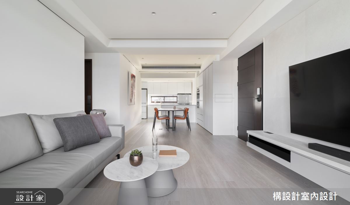 40坪中古屋(5~15年)＿簡約風客廳餐廳案例圖片＿構設計＿構設計_日安之8