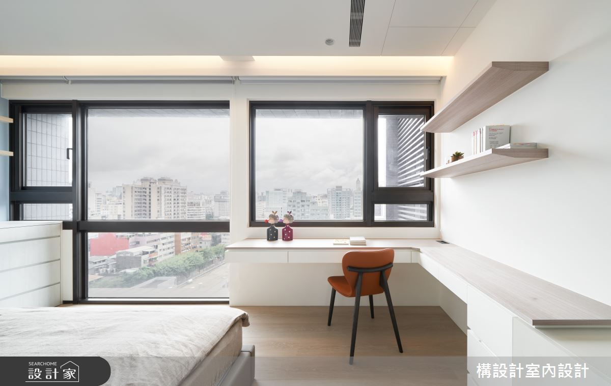 40坪中古屋(5~15年)＿簡約風臥室案例圖片＿構設計＿構設計_日安之10