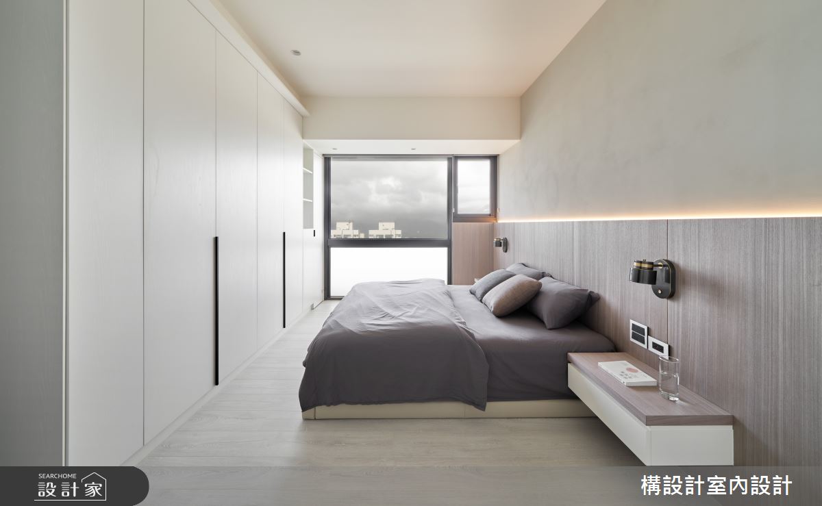 40坪中古屋(5~15年)＿簡約風臥室案例圖片＿構設計＿構設計_日安之15