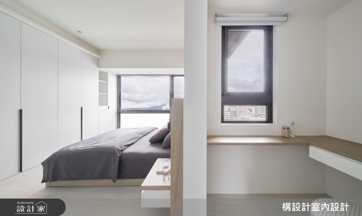 40坪中古屋(5~15年)＿簡約風臥室案例圖片＿構設計＿構設計_日安之18