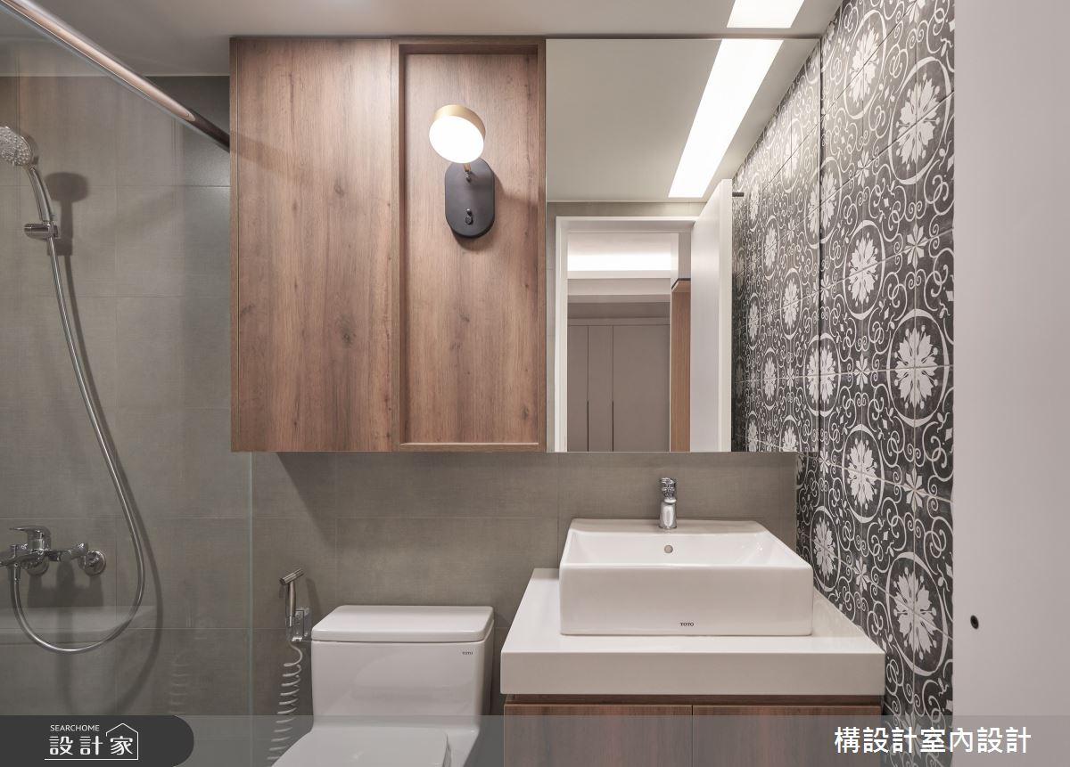 11坪新成屋(5年以下)＿日式無印風浴室案例圖片＿構設計＿構設計_眶框之21