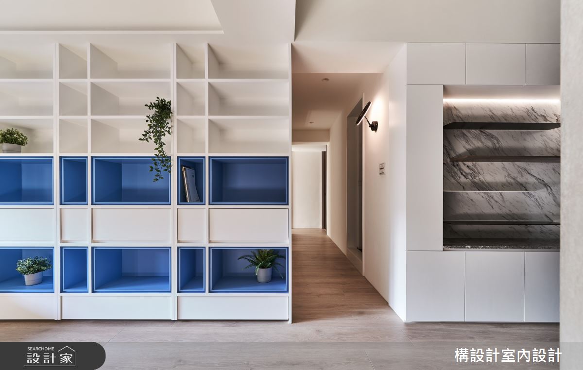 50坪老屋(31~40年)＿北歐風客廳走廊案例圖片＿構設計＿構設計_幾何Paradise之6