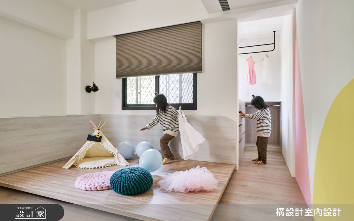 50坪老屋(31~40年)＿北歐風兒童房兒童房案例圖片＿構設計＿構設計_幾何Paradise之22