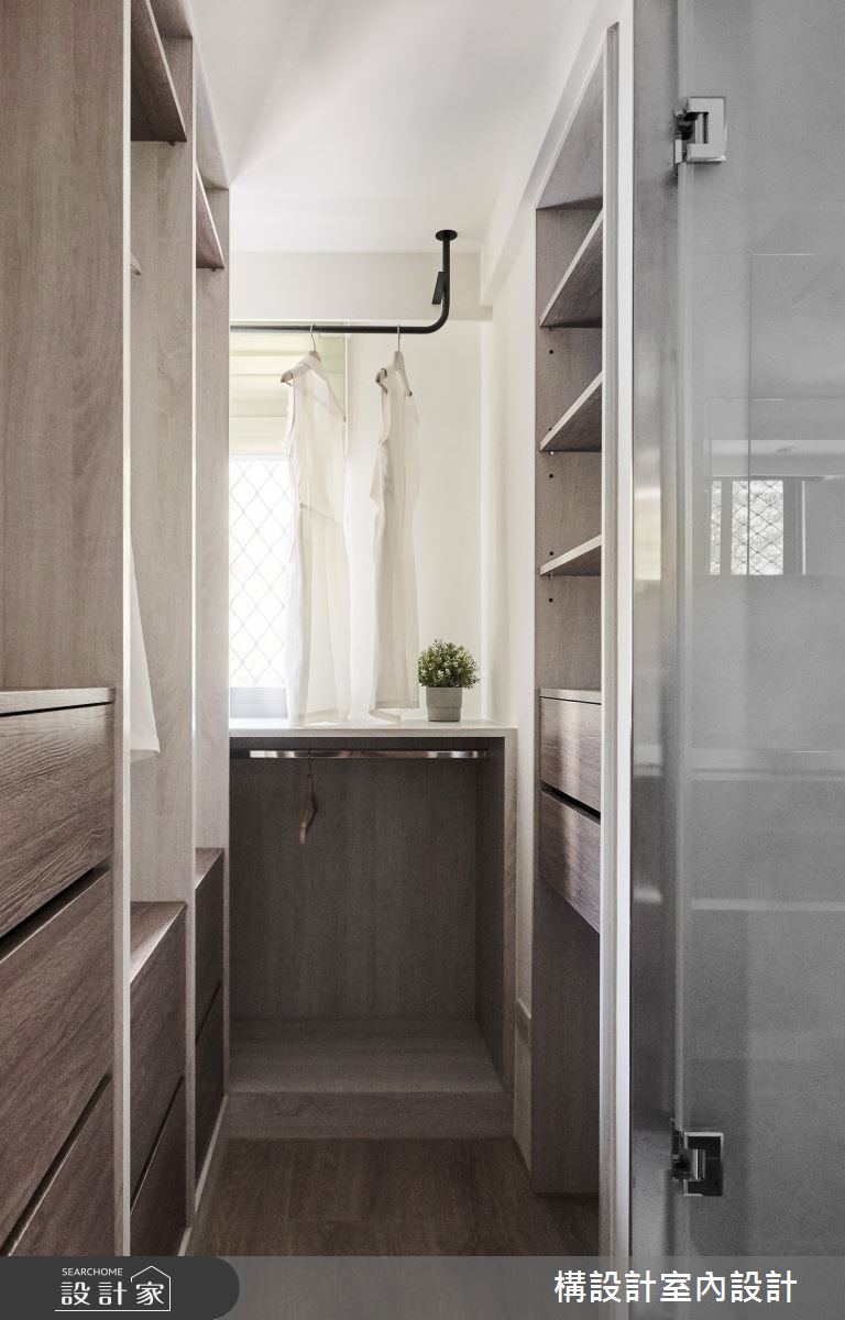 50坪老屋(31~40年)＿北歐風更衣間案例圖片＿構設計＿構設計_幾何Paradise之27