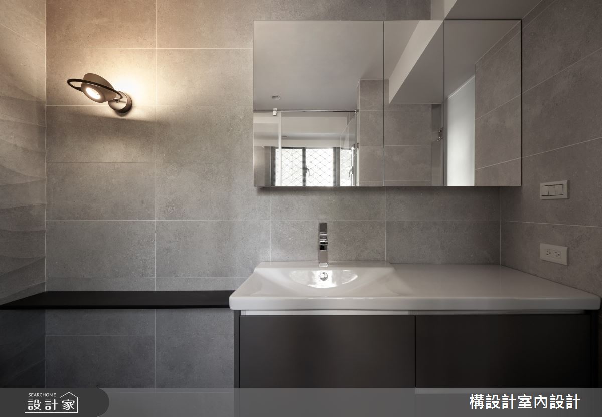 50坪老屋(31~40年)＿北歐風浴室案例圖片＿構設計＿構設計_幾何Paradise之28