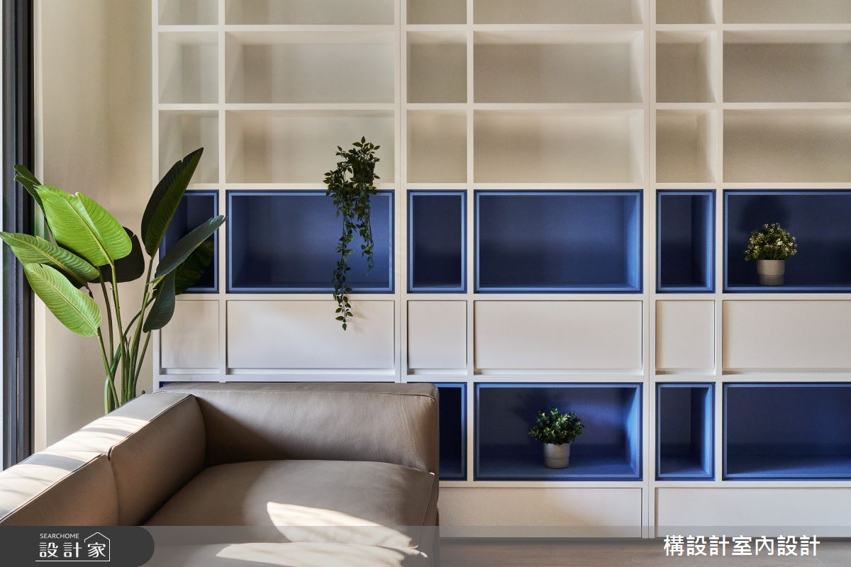 50坪老屋(31~40年)＿北歐風客廳案例圖片＿構設計＿構設計_幾何Paradise之8