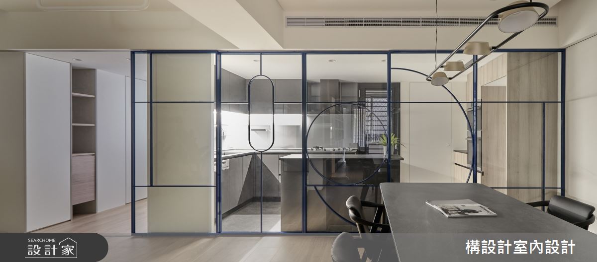 50坪老屋(31~40年)＿北歐風餐廳廚房案例圖片＿構設計＿構設計_幾何Paradise之11