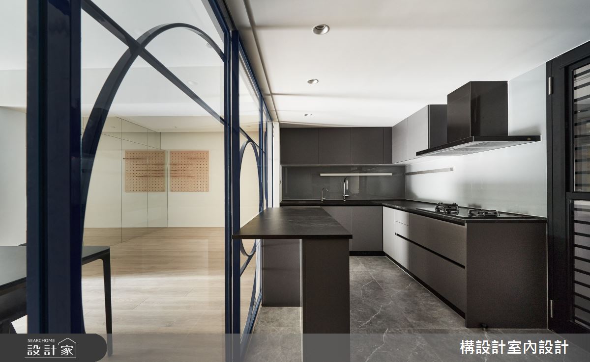 50坪老屋(31~40年)＿北歐風廚房案例圖片＿構設計＿構設計_幾何Paradise之17