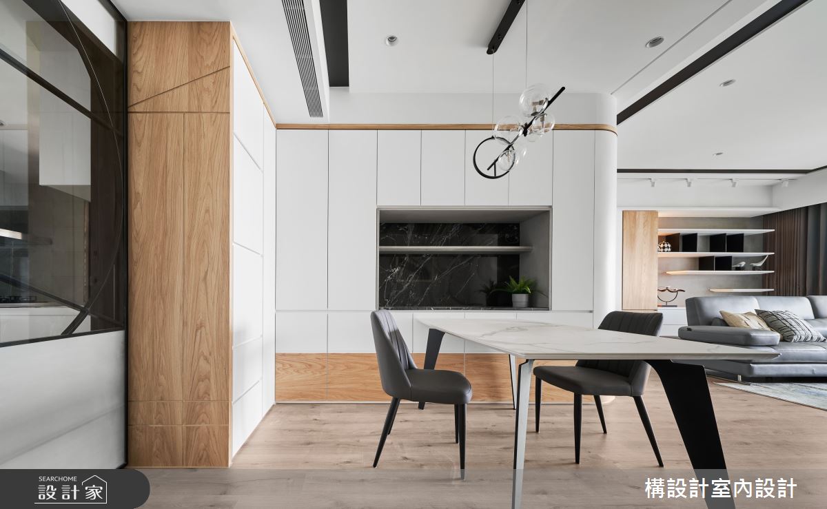 50坪新成屋(5年以下)＿現代風餐廳案例圖片＿構設計＿構設計_幸福時年之5