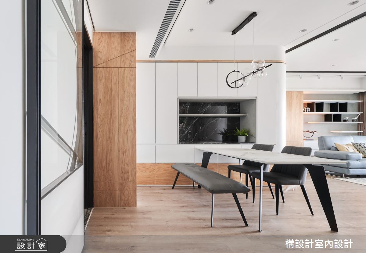 50坪新成屋(5年以下)＿現代風餐廳案例圖片＿構設計＿構設計_幸福時年之4