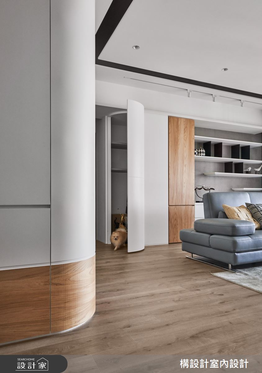 50坪新成屋(5年以下)＿現代風客廳案例圖片＿構設計＿構設計_幸福時年之9