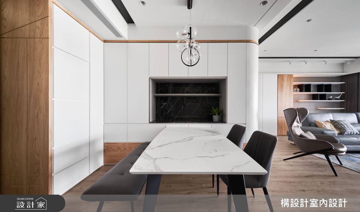 50坪新成屋(5年以下)＿現代風餐廳案例圖片＿構設計＿構設計_幸福時年之6