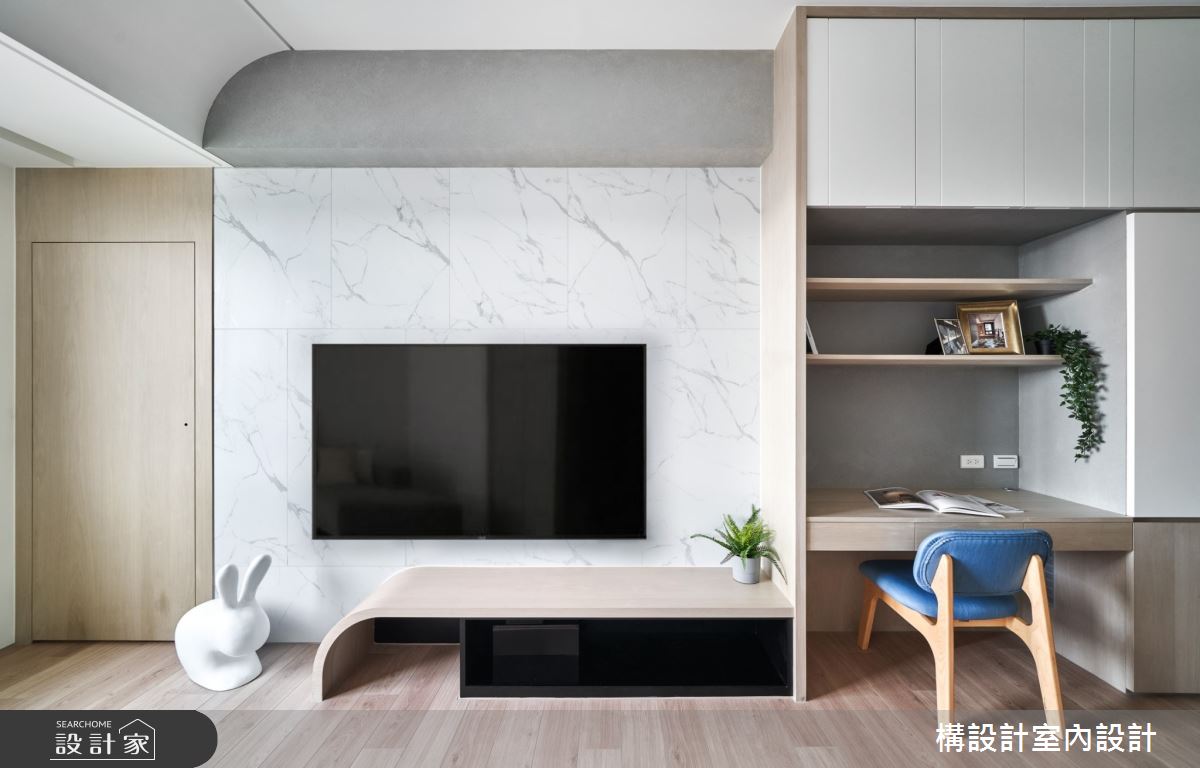 20坪中古屋(5~15年)＿北歐風客廳案例圖片＿構設計＿構設計_微光小日常之8