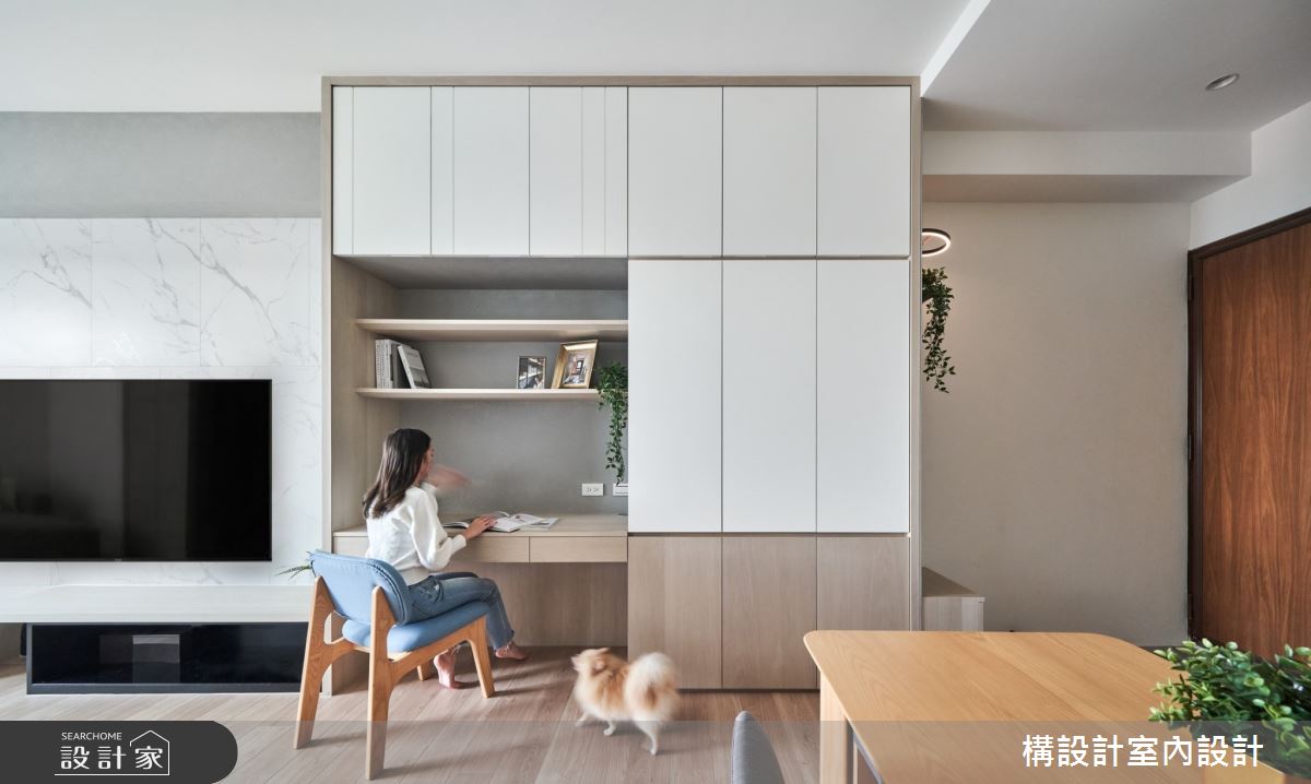 20坪中古屋(5~15年)＿北歐風客廳案例圖片＿構設計＿構設計_微光小日常之7