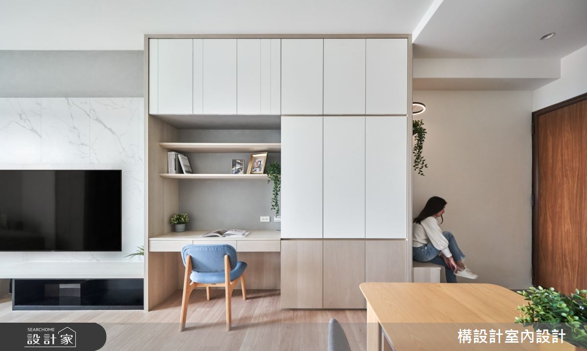 20坪中古屋(5~15年)＿北歐風客廳案例圖片＿構設計＿構設計_微光小日常之6