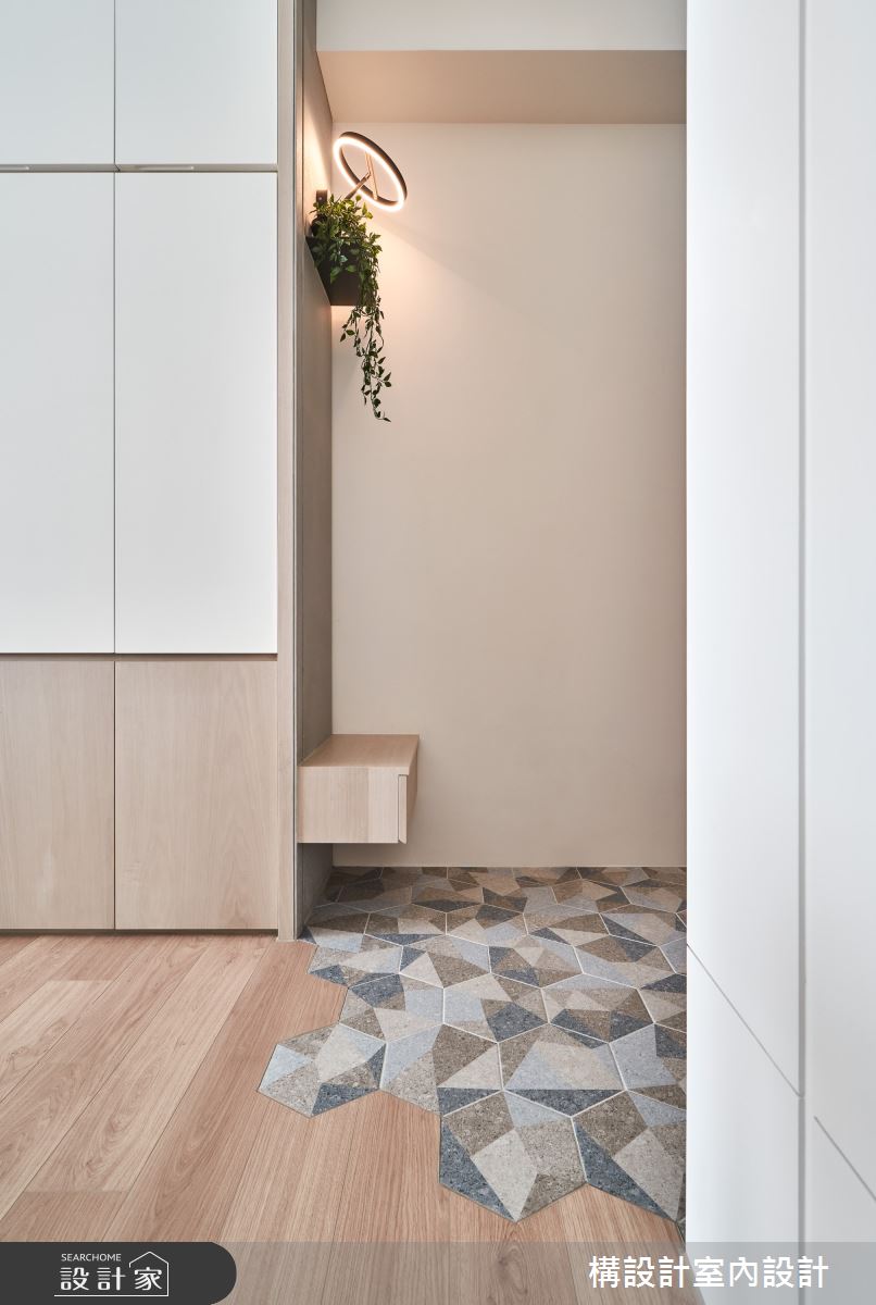 20坪中古屋(5~15年)＿北歐風玄關案例圖片＿構設計＿構設計_微光小日常之3