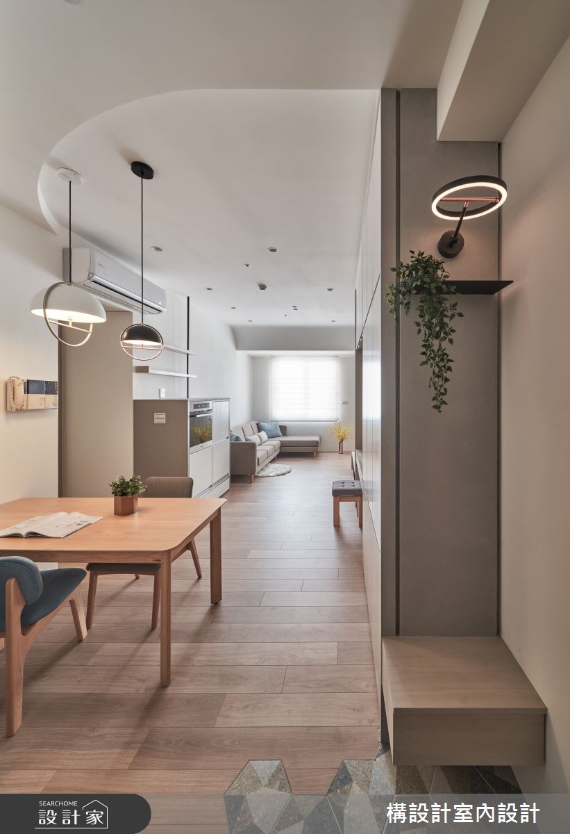 20坪中古屋(5~15年)＿北歐風玄關案例圖片＿構設計＿構設計_微光小日常之2