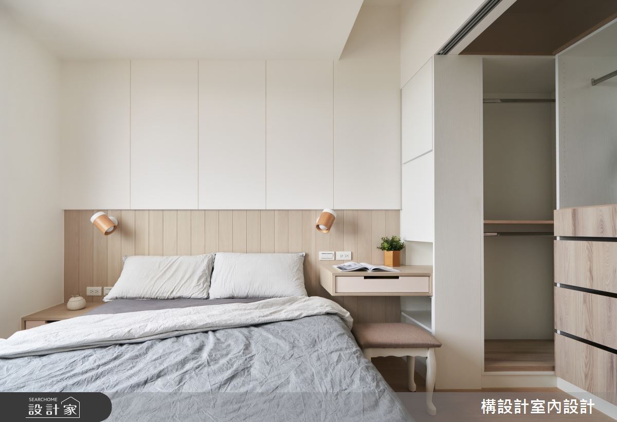 20坪中古屋(5~15年)＿北歐風臥室案例圖片＿構設計＿構設計_微光小日常之14