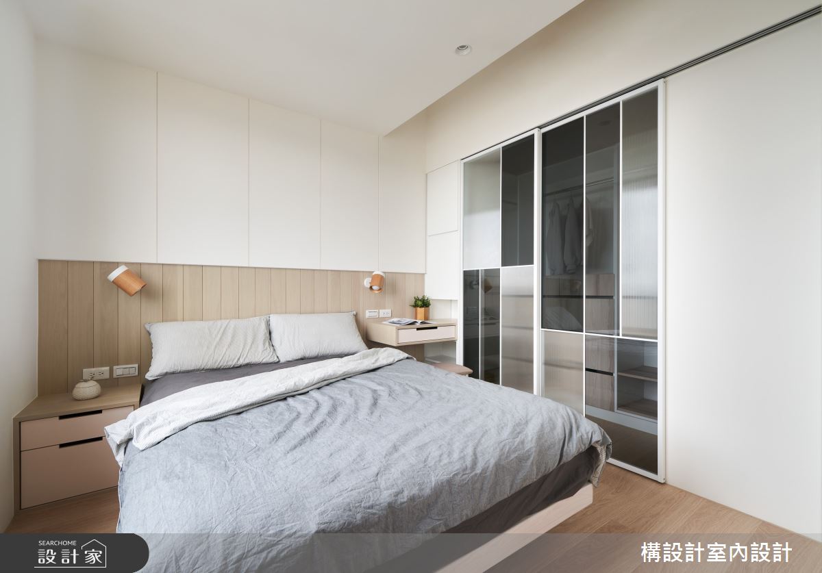 20坪中古屋(5~15年)＿北歐風臥室案例圖片＿構設計＿構設計_微光小日常之16