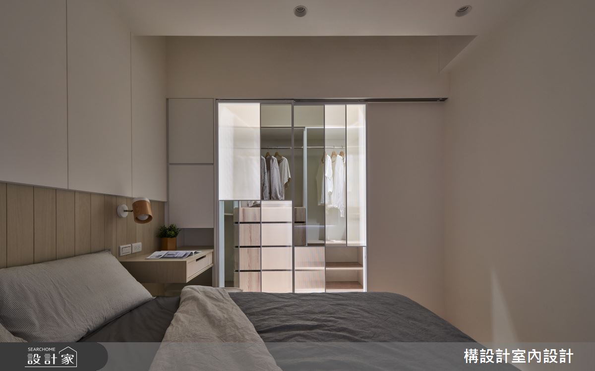 20坪中古屋(5~15年)＿北歐風臥室案例圖片＿構設計＿構設計_微光小日常之17
