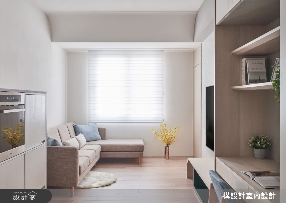 20坪中古屋(5~15年)＿北歐風客廳案例圖片＿構設計＿構設計_微光小日常之4