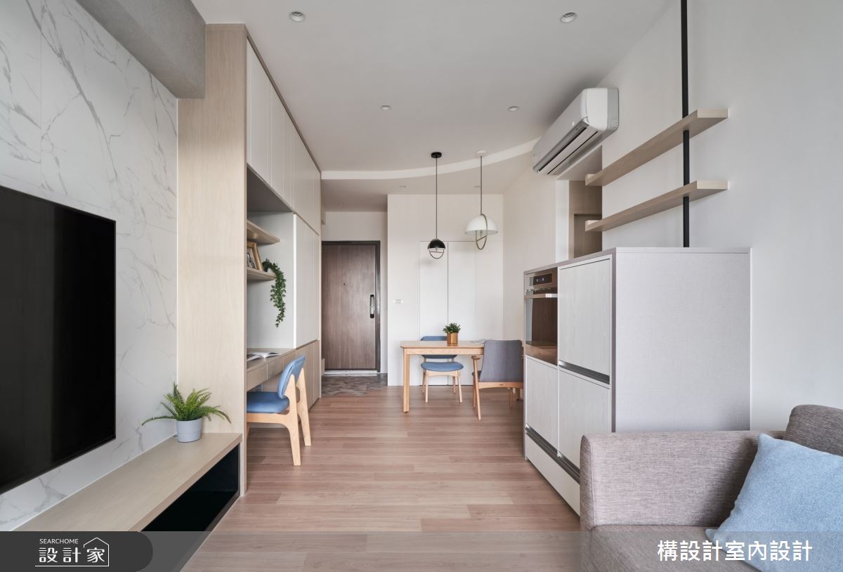 20坪中古屋(5~15年)＿北歐風客廳案例圖片＿構設計＿構設計_微光小日常之10