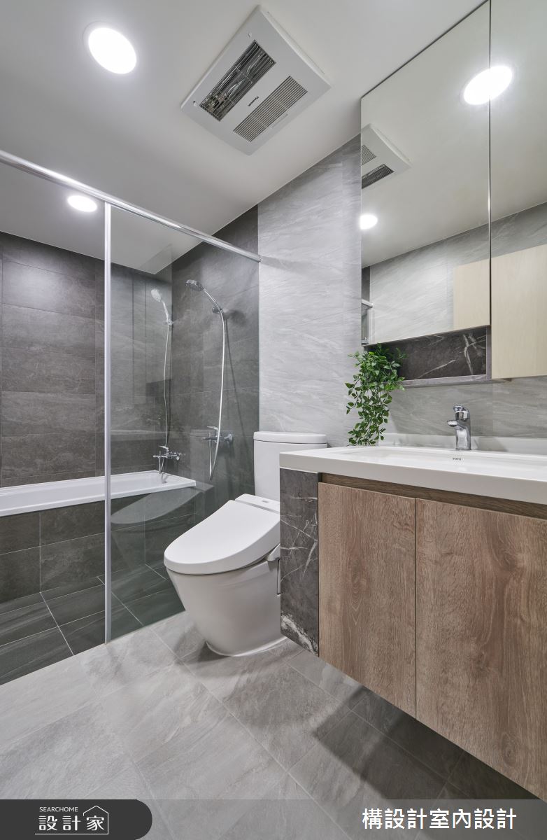 20坪中古屋(5~15年)＿北歐風浴室案例圖片＿構設計＿構設計_微光小日常之21