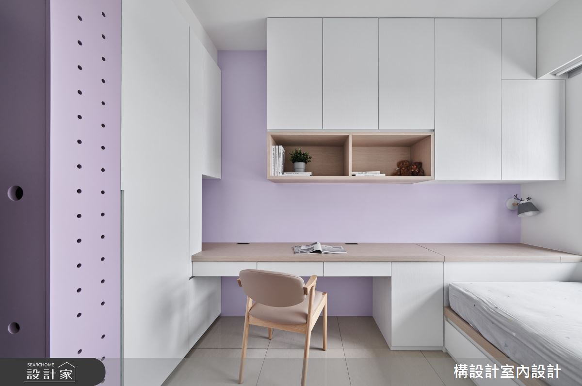 20坪新成屋(5年以下)＿北歐風臥室案例圖片＿構設計＿構設計_秋日調色盤之10