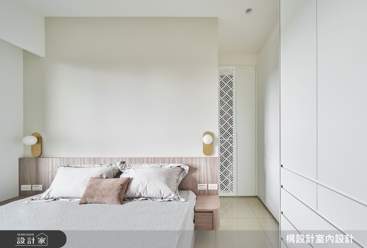 20坪新成屋(5年以下)＿北歐風臥室案例圖片＿構設計＿構設計_秋日調色盤之6