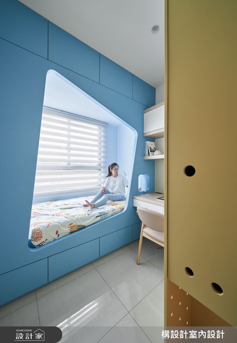 20坪新成屋(5年以下)＿北歐風臥室案例圖片＿構設計＿構設計_秋日調色盤之7