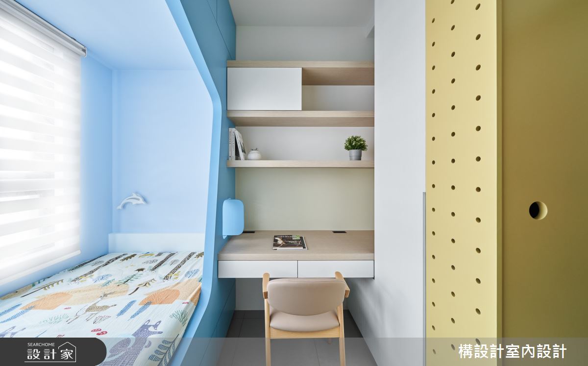 20坪新成屋(5年以下)＿北歐風臥室案例圖片＿構設計＿構設計_秋日調色盤之8