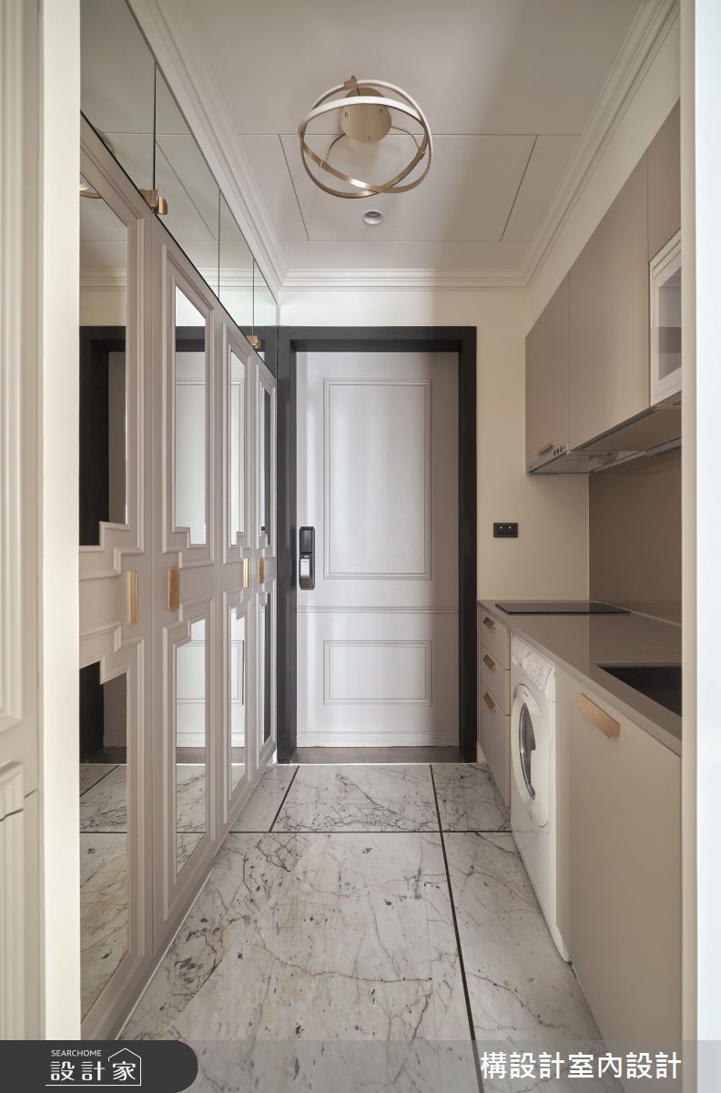 9坪＿新古典廚房案例圖片＿構設計＿構設計_輕暖法式寓所之2