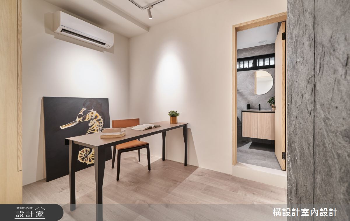 40坪老屋(31~40年)＿北歐風書房寵物案例圖片＿構設計＿構設計_拾光點點之13