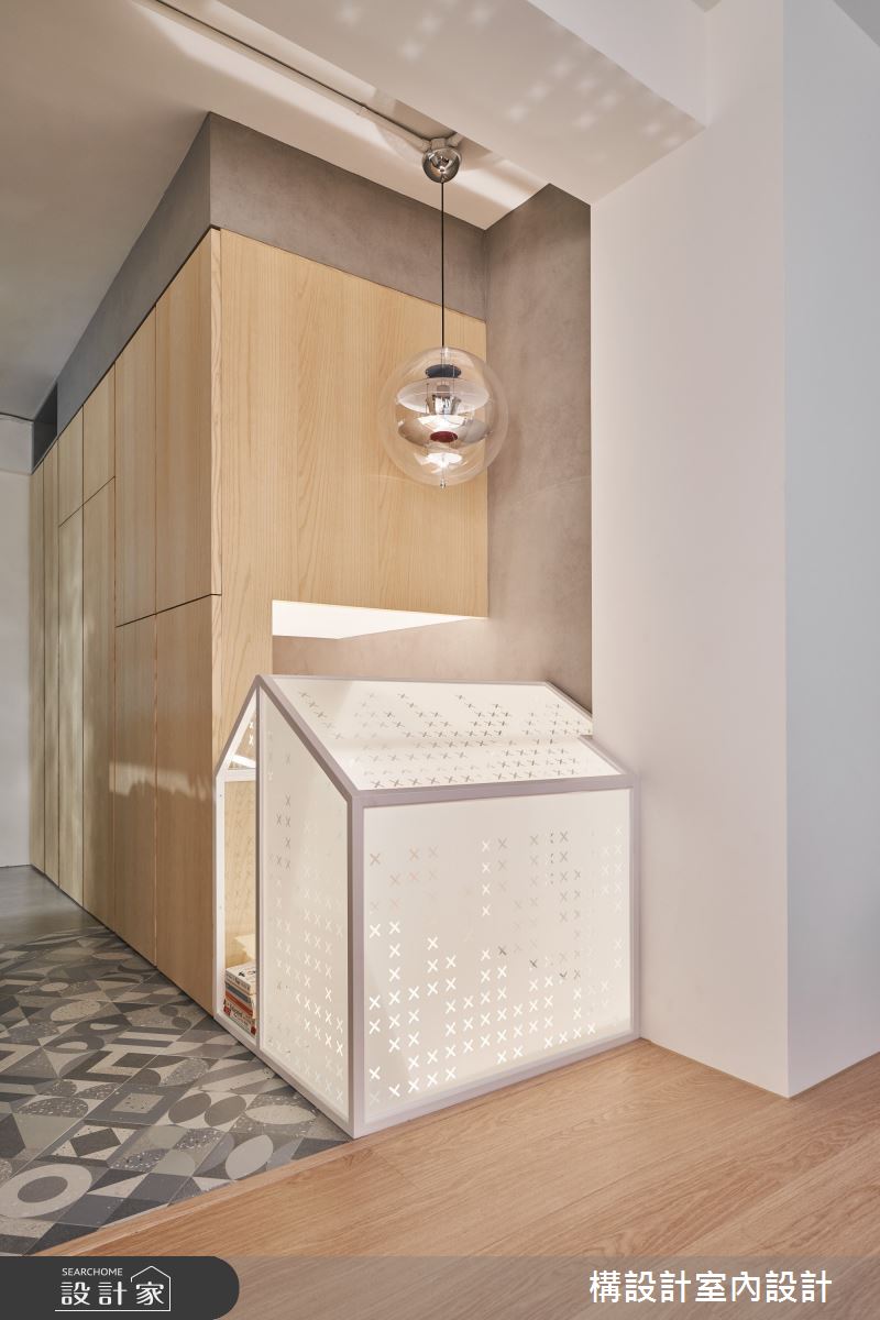 40坪老屋(31~40年)＿北歐風玄關寵物案例圖片＿構設計＿構設計_拾光點點之8