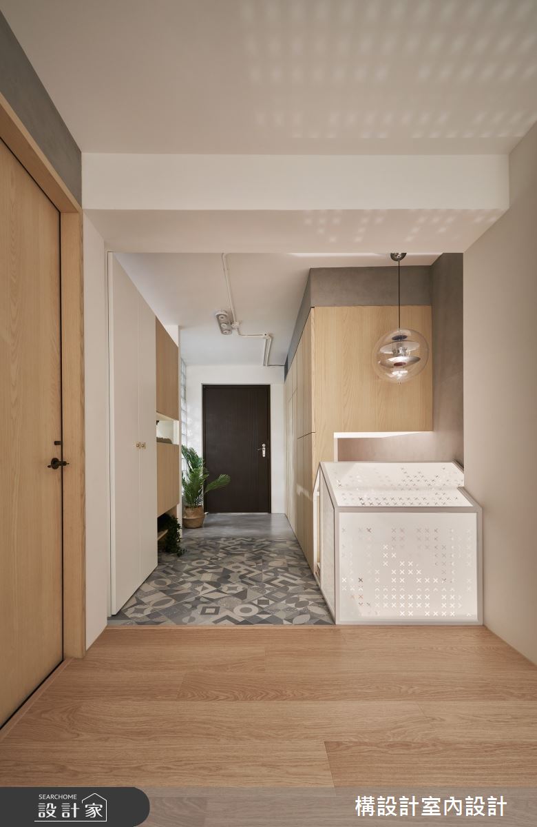 40坪老屋(31~40年)＿北歐風玄關寵物案例圖片＿構設計＿構設計_拾光點點之6