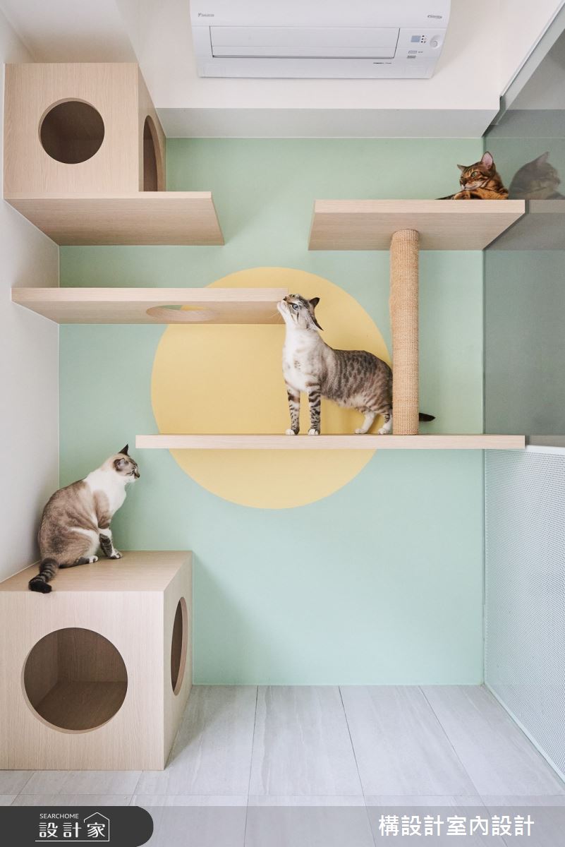 40坪老屋(16~30年)＿新古典寵物案例圖片＿構設計＿構設計_午後的銀白雪境之19