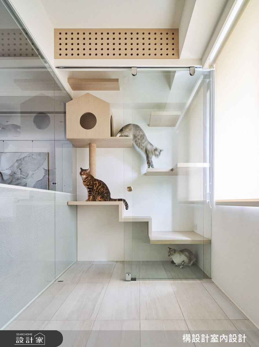 40坪老屋(16~30年)＿新古典寵物案例圖片＿構設計＿構設計_午後的銀白雪境之18