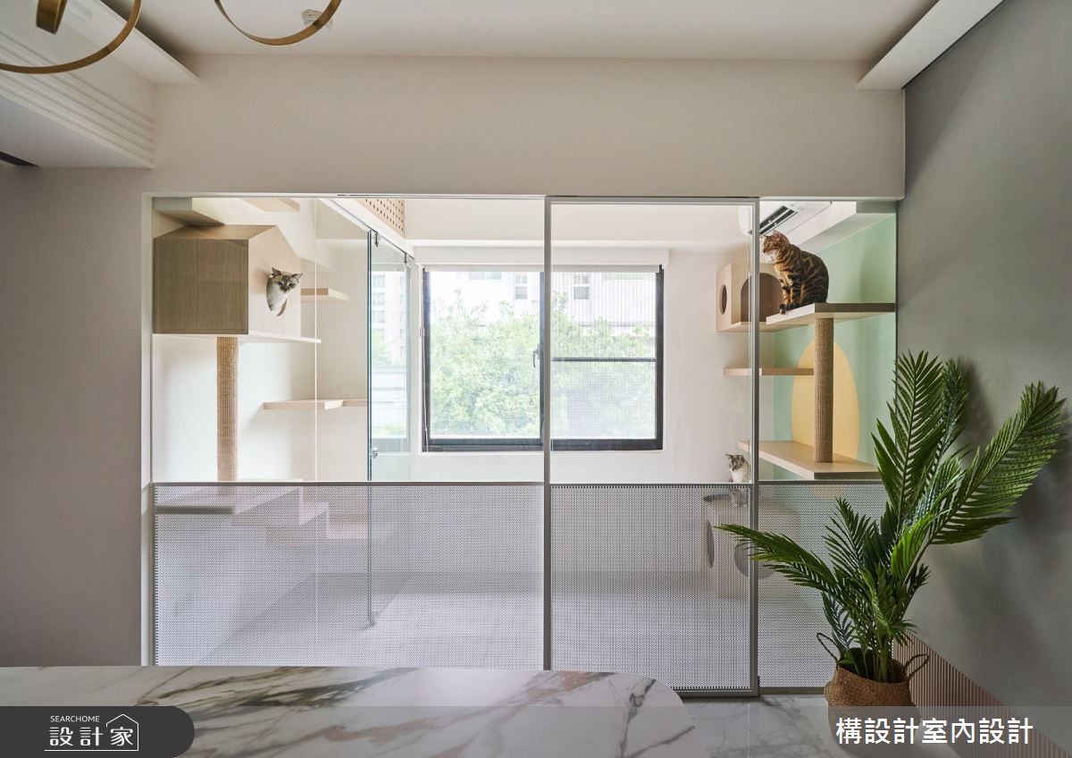 40坪老屋(16~30年)＿新古典寵物案例圖片＿構設計＿構設計_午後的銀白雪境之21