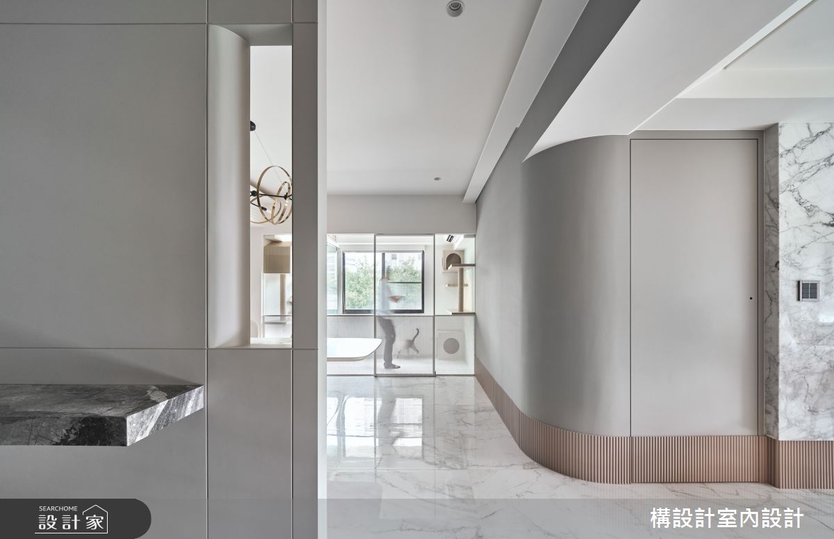 40坪老屋(16~30年)＿新古典走廊案例圖片＿構設計＿構設計_午後的銀白雪境之10