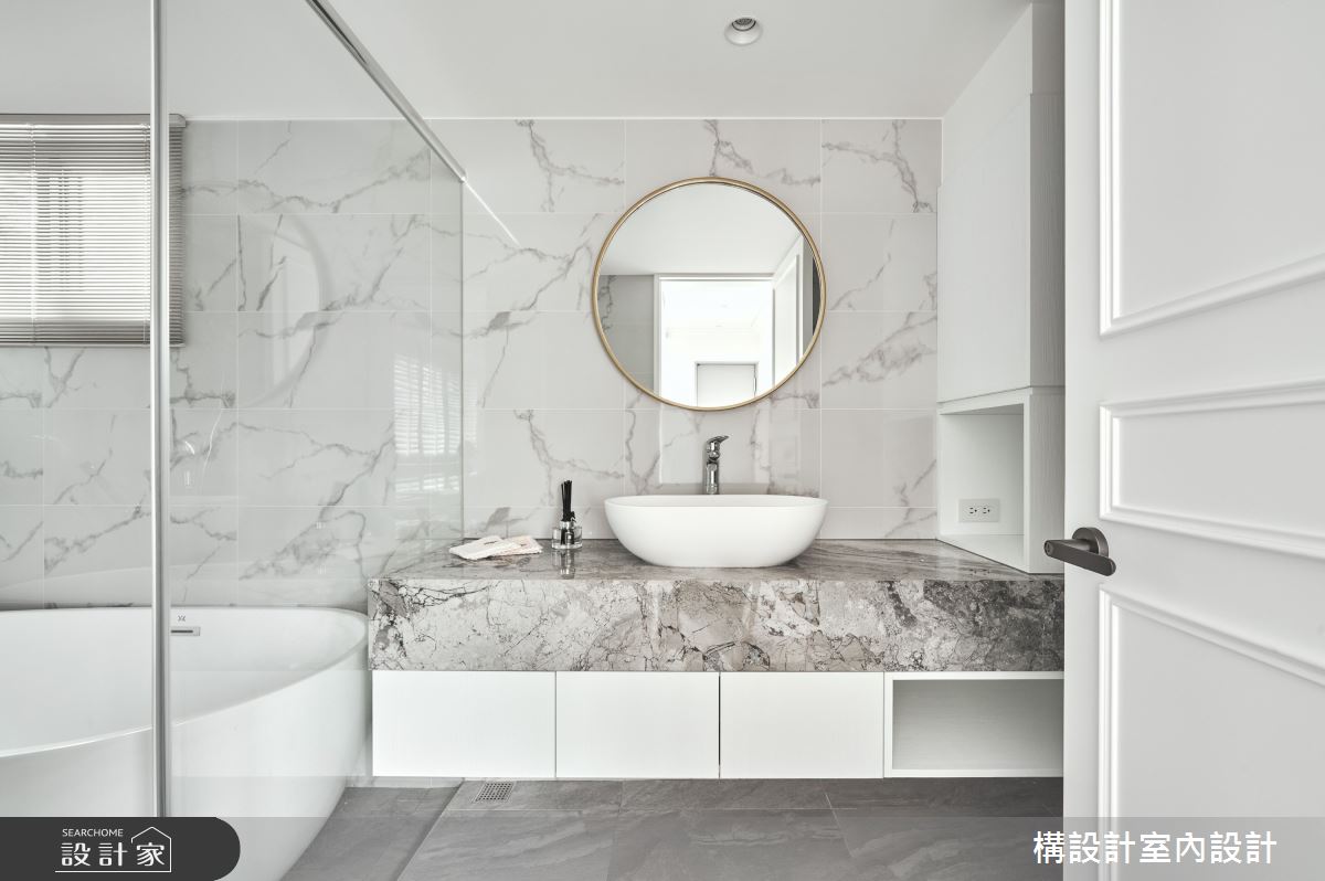 40坪老屋(16~30年)＿新古典浴室案例圖片＿構設計＿構設計_午後的銀白雪境之27