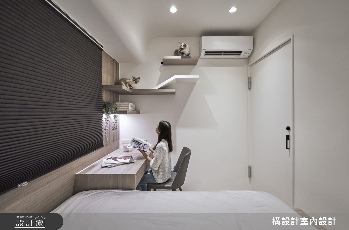 40坪老屋(16~30年)＿新古典臥室案例圖片＿構設計＿構設計_午後的銀白雪境之32